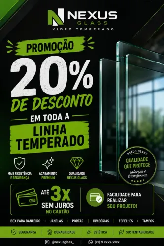 Vidro Temperado Sob Medida a Partir de R$ 299 | Nexus Glass