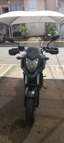Moto com acessórios 