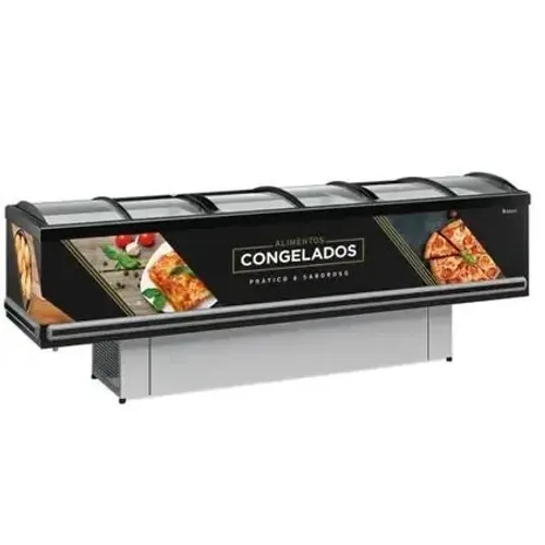 Expositor ilha congelados