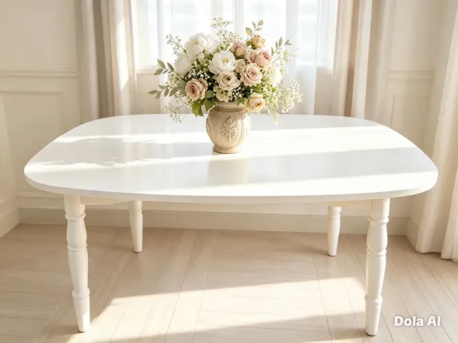 Entrego mesa jantar madeira maciça 140x90