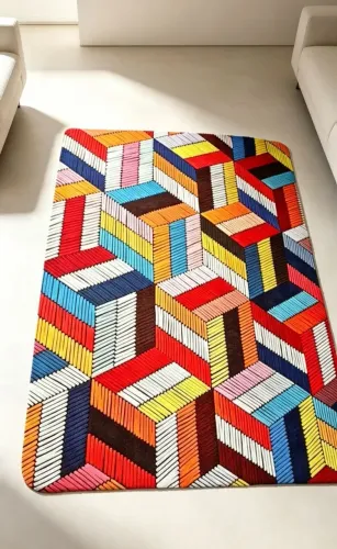 Lindo Tapete Romero Brito 130C×90L 