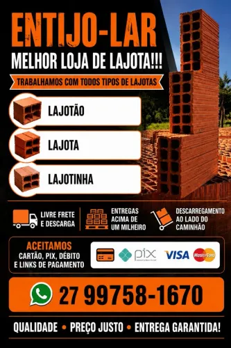 Lajotão e Lajotas preço baixo e de 1°