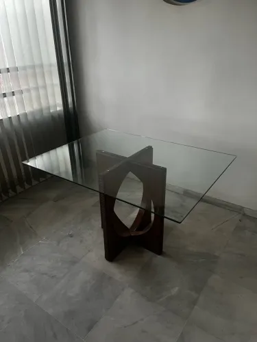 Mesa de vidro sala de jantar
