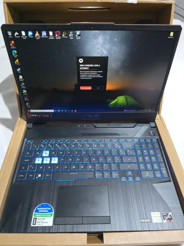 Notebook Asus Tuf A15 / Ryzen 7 + RTX 3050 + 16gb ram / Na Garantia !