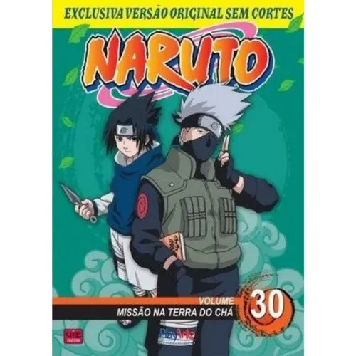 Naruto Vol.30 - Dvd - Missão No Pais Do Chá Original playarte sem cortes (Usado).