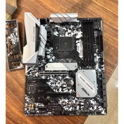 Placa-Mãe AsRock B450M Steel Legend SEMI NOVA TESTADA