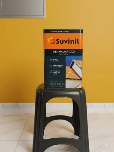 VENDO SUPER BARATO ESSA LATA DE RESINA ACRÍLICA!!!