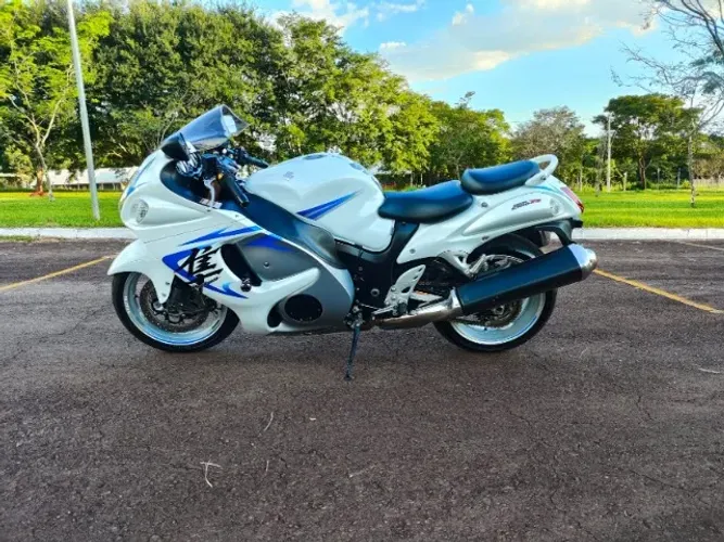 suzuki hayabusa 1.300cc branca