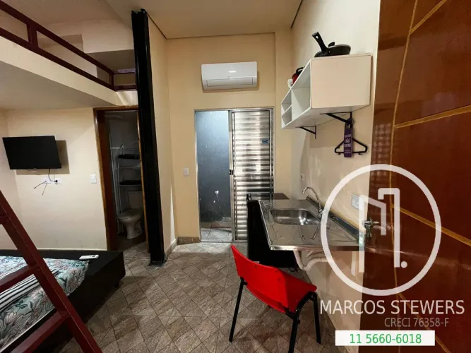 Apartamento Studio Mobiliado em Interlagos, próximo ao Shopping