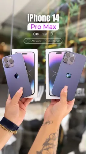iPhone 14 Pro Max 128gb roxo