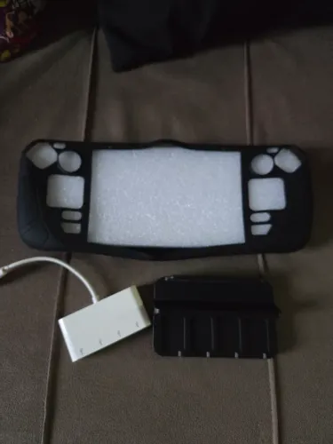 Kit Steam Deck - base, case e hub usb