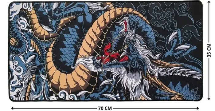 Mousepad gamer dragao 70x35