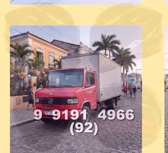 FRETE BAU - MUDANÇA - CARRETO - CAMINHÃO BAU - (92) 9+9191+4966 - ALEX