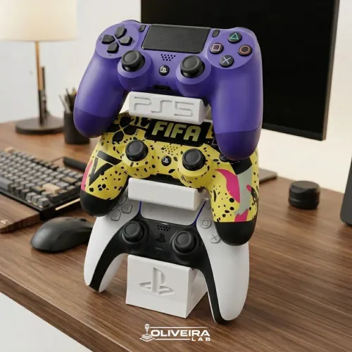 Suporte Joystick Triplo | Organização e Estilo para seu Setup