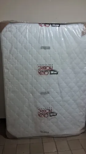 Cama de Casal Box grande Nova no plástico Vendo Tudo Bota-fora
