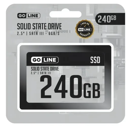 SSD Interno GoLine GL240SSD de 240 GB SATA III para Notebook e PC