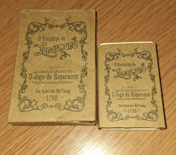 Kit baralho e mini baralho - Jogo da Esperança - lenormand