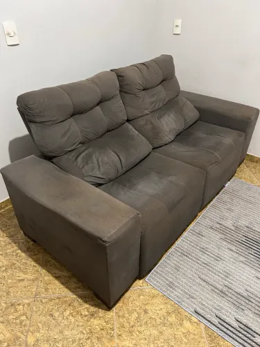 Sofá retrátil 2 lugares
