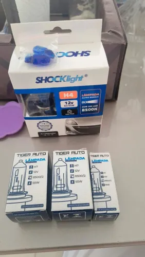 Kit lâmpadas SUPER BRANCAS 