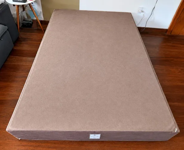 Base Box Casal Ortobom - Marrom