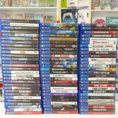 Playstation 4 jogos semi usados, em perfeito estado, loja física