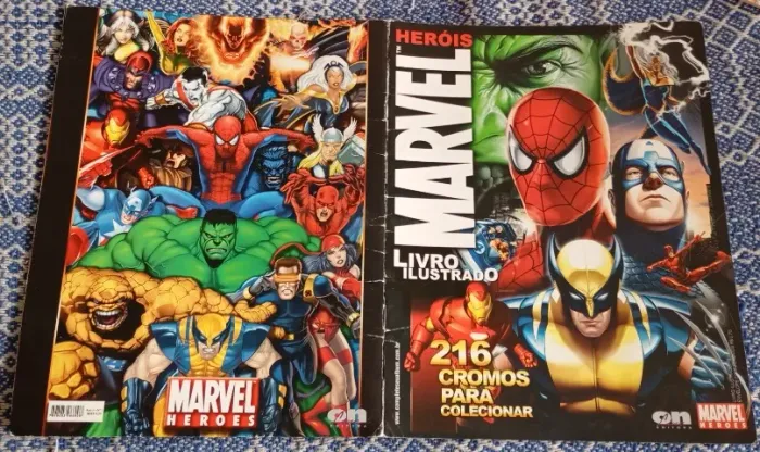 Álbum Figurinhas Heróis Marvel Ano 1 Nº 1 Incompleto