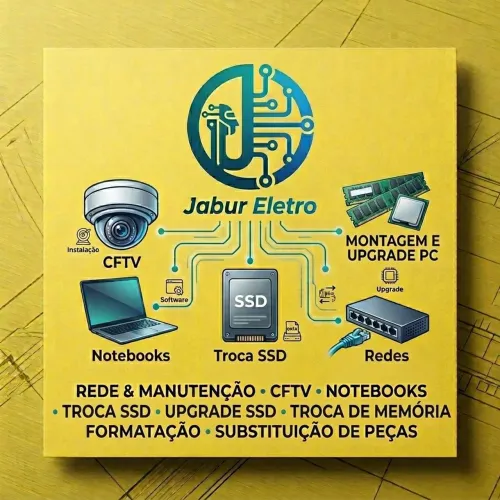 Técnico de Informática, Redes a domicílio e CFTV