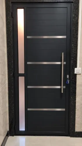 PORTA DE ALUMÍNIO LAMBRIL 80CM - SUPER OFERTA