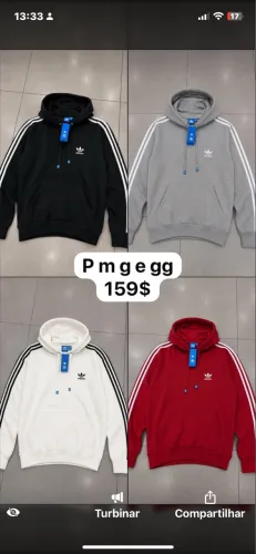 Blusa moletom P M G GG