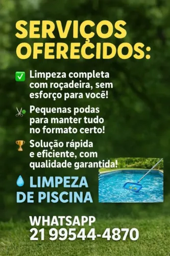 Precisando dar um trato no quintal?