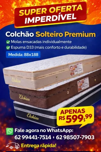 Colchão solteiro molas ensacadas individualmente com espuma D33
