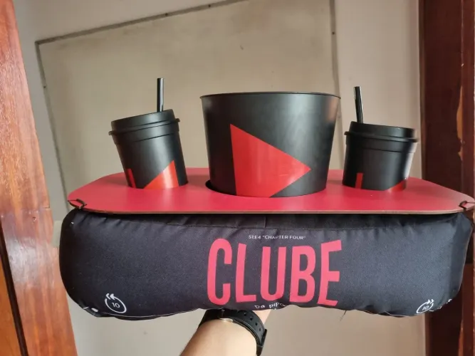 Kit Almofada Porta-Pipoca Clube