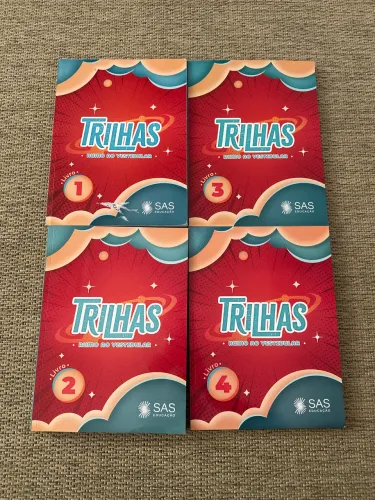 Coleção livros trilhas rumo ao vestibular SAS educação 