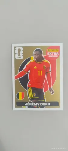 Jeremy Doku - Figurinha legend Gold/Ouro 