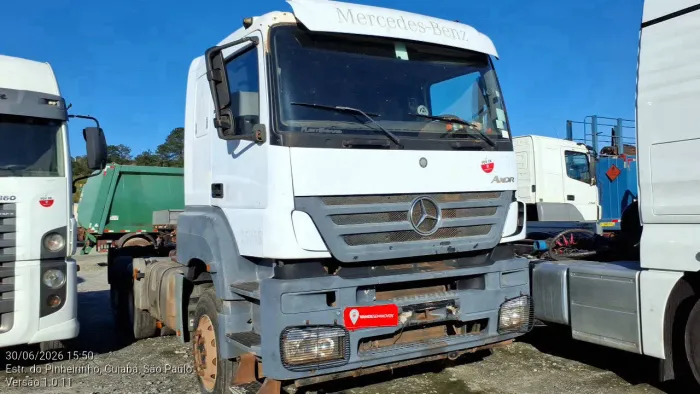 Mercedes-Benz Axor 3344 S/33 6X4E5 2018/2019 Vamos Seminovos Pinheirinho Caminhões
