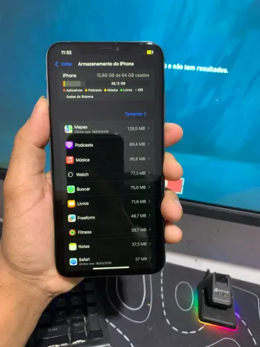 iPhone XS Max 64gb Câmeras Off