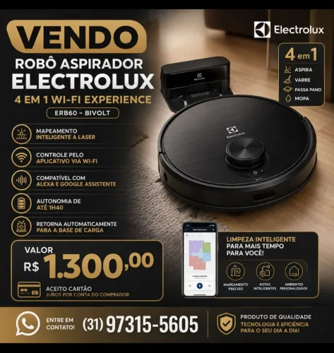 Robô Aspirador Electrolux