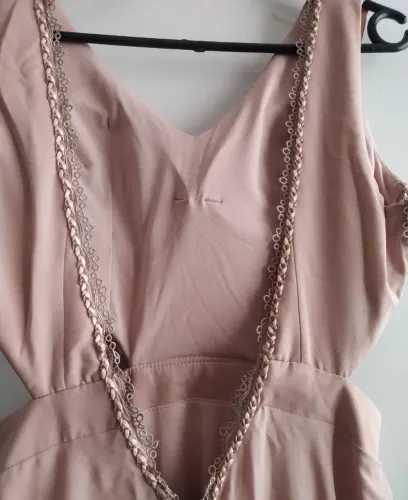 Vestido festa rose m