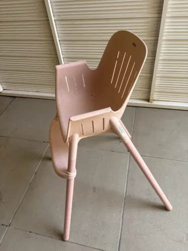 Cadeira de alimentação baby rosa