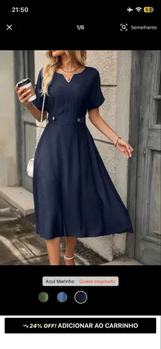 SHEIN Clasi Vestido Longo Túnica com Decote Entalhado e Mangas Morcego para Mulheres