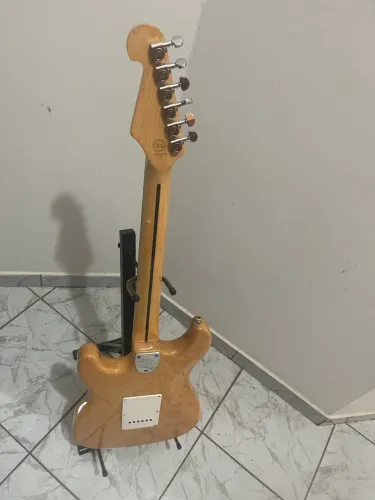 Guitarra Sx Stratocaste Series Ash Sst Natural nova 