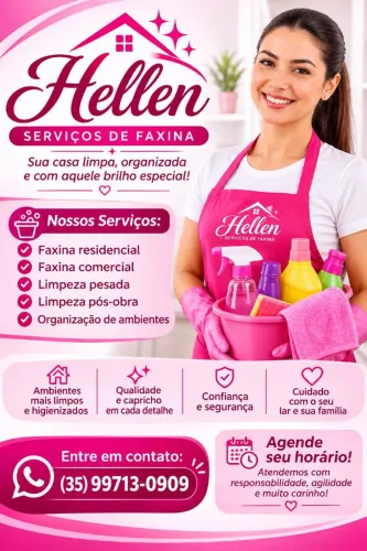Serviço de faxina pesada e detalhada 