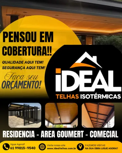 TELHADOS TÉRMICOS E COBERTURAS