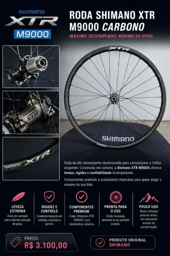 Roda Shimano XTR M9000 Carbono 29? MTB