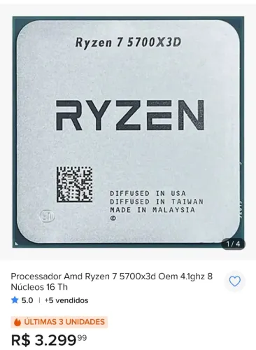 RYZEN 7 5700X3D