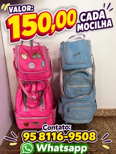 Mochilas e lancheiras