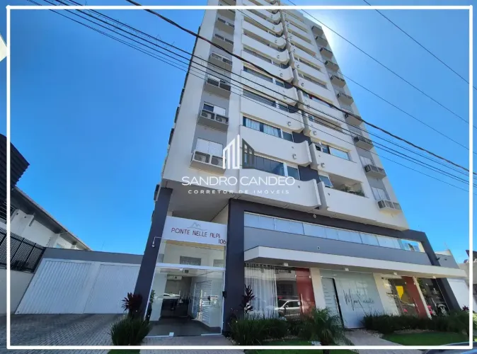 Apartamento para venda com 88 m² com 3 quartos, suíte, 2 garagens, sacada em Centro - Cri