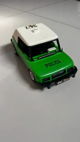 Carro Polícia Playmobil anos 1980