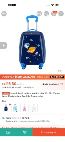 Vendo bolsa infantil menino