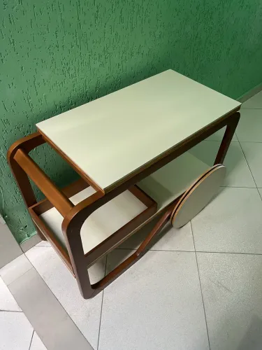 Carrinho bar novo amadeirado